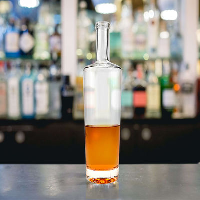 700 ml bouteille en verre clair pour alcool Whisky Tequila Xo Spirits Vodka Gin Rum Brandy