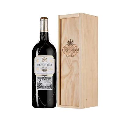 Boîte en bois en cuir en PU à bouteille unique pour l'emballage du vin rouge, du whisky, de la vodka, du gin et du rhum