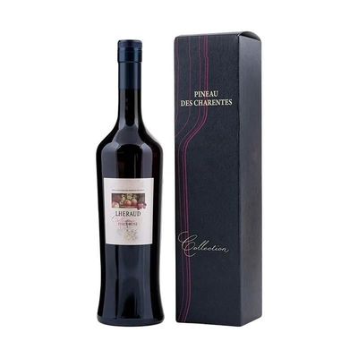 Autres cadeaux artisanaux stockage en cuir boîte à vin et poignées bouteille unique boîte cadeau réutilisable Crocodile Grain Pu cuir double bouteille 750 ml boîte à vin rouge