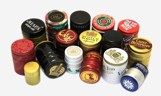 Plastique Aluminium PVC enduits thermiquement rétrécissants Film pour bouteille de whisky personnalisée de forme ronde