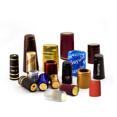 Plastique Aluminium PVC enduits thermiquement rétrécissants Film pour bouteille de whisky personnalisée de forme ronde