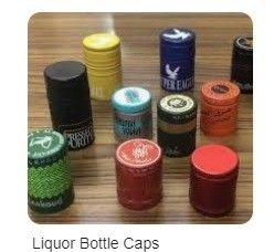 Plastique Aluminium PVC enduits thermiquement rétrécissants Film pour bouteille de whisky personnalisée de forme ronde
