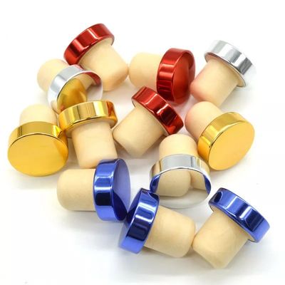Barre en aluminium en forme de T, bouchons pour bouteilles en verre en forme de bois gravé sur mesure