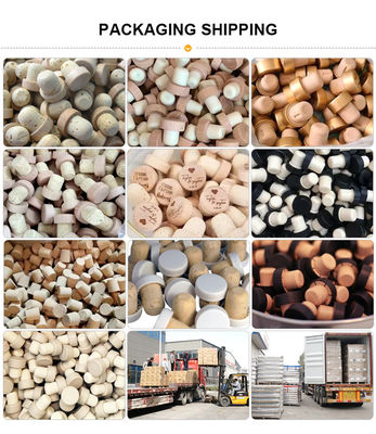 Barre en aluminium en forme de T, bouchons pour bouteilles en verre en forme de bois gravé sur mesure