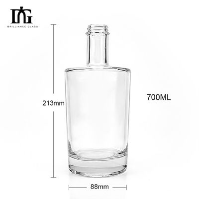 Bouteilles en verre d'arôme de 500 ml et 750 ml pour les liqueurs à la conception élégante et élégante