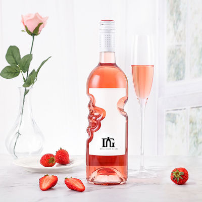 750 ml bouteille de verre vide clair pour le cognac et les liqueurs