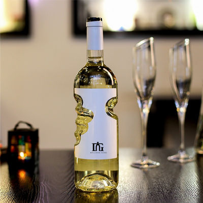 750 ml bouteille de verre vide clair pour le cognac et les liqueurs