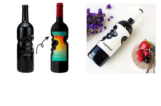 Bouteille en verre 500ml 700ml Liqueur Alcoolique Aliments Boissons Vin Vente de saké japonais
