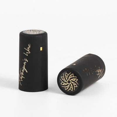 Capsules rétrécissantes thermiques en PVC en plastique en aluminium pour les fournisseurs d'emballages de boissons
