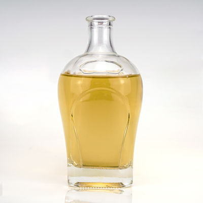 Bouteille de vin en verre de 700 ml/750 ml avec couvercle pour gravure et marque personnalisée