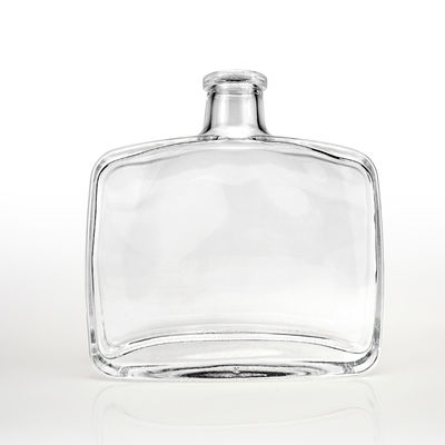 High Flint Square Clear 500 ml Bouteille en verre Vodka Gin Rum Tequila pour le fabricant d'appareils électroniques et de produits de conception