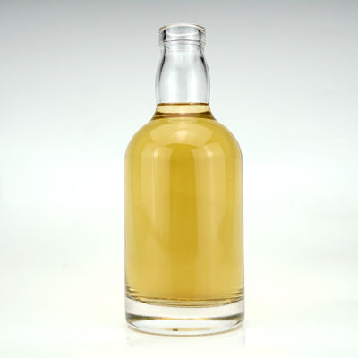 Bouteille de verre unique vide 750 ml pour les boissons alcoolisées avec bouchon