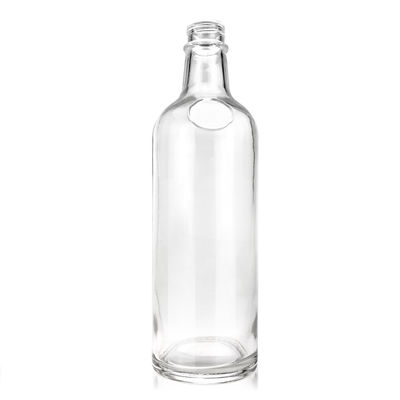 Bouteille en verre transparent avec capuchon à vis de capacité 500 ml/750 ml/1L Collier Matériau en verre