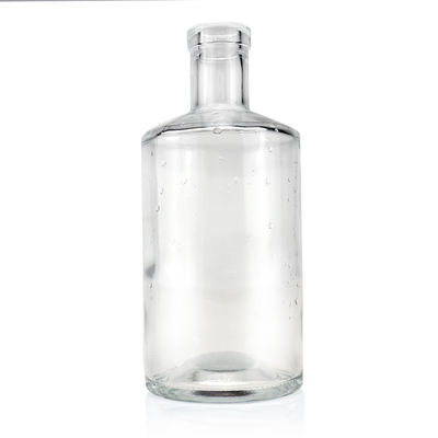 Application de tequila Bouteilles de vin en verre transparent de 700 ml/750 ml avec approbation OEM/ODM