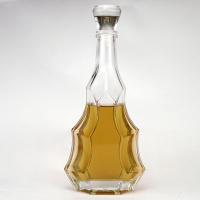 Bouteille de verre mat pour le vin Rhum Gin Vodka Tequila Le dernier design de vin