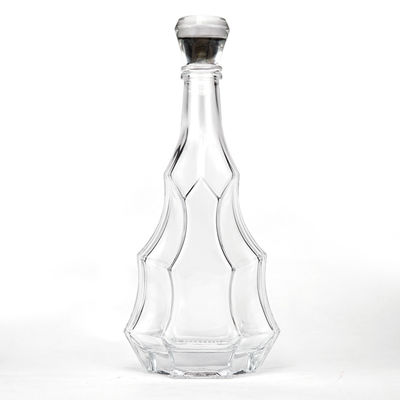 Bouteille de verre mat pour le vin Rhum Gin Vodka Tequila Le dernier design de vin