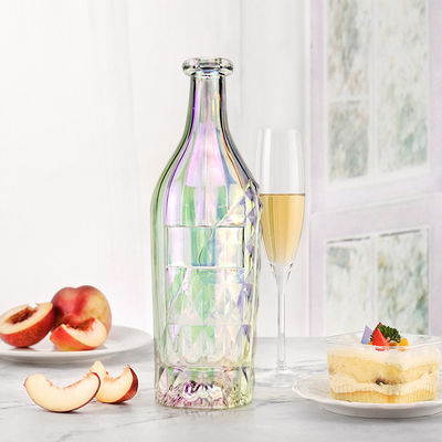 Bouteille en verre pour les spiritueux Liqueur 700 ml Capacité bouchon et bouchon à vis Design personnalisé