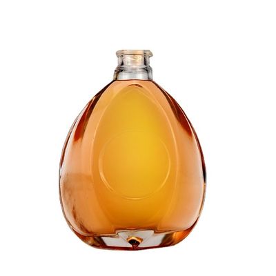 Top Fashion 700ml 1000ml 1L Bouteille en verre pour vodka et spiritueux Liquor Matériau de base du verre