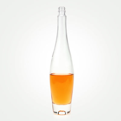 Impression à l'écran Bouteilles de vin glacé sur mesure avec bouche en spirale et sans étiquette de logo épaule