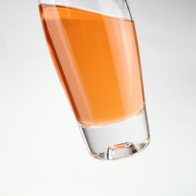 Impression à l'écran Bouteilles de vin glacé sur mesure avec bouche en spirale et sans étiquette de logo épaule