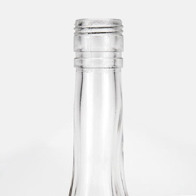 Vodka 500 ml Bouteille de whisky spiritueux en verre bleu avec bouchon au liège et vis