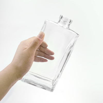 Emballage personnalisé Verre de remplissage vide 500 ml Bouteille de parfum avec gravure et peinture