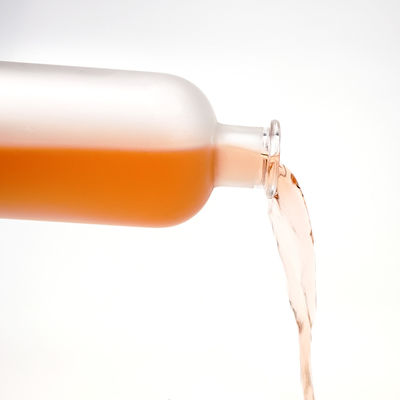 Génie gravé Super Flint Vodka Bouteille en verre Impression à écran glacé pour boissons