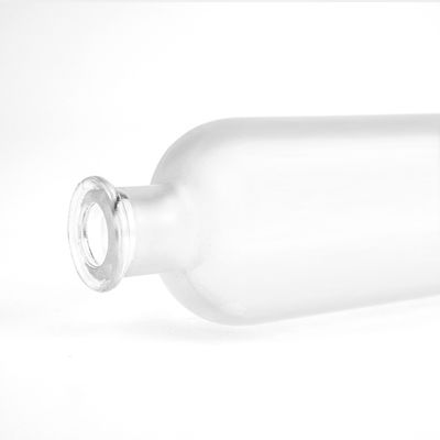 Génie gravé Super Flint Vodka Bouteille en verre Impression à écran glacé pour boissons