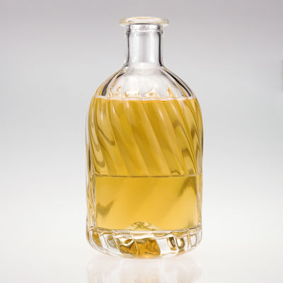Graverie personnalisée Bouteilles en verre de 375 ml 500 ml 700 ml pour jus de vin alcool rhum de cognac