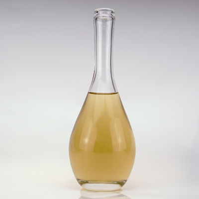 Bouteille en verre transparent de 500 ml pour le gin, le whisky, le rhum et les spiritueux