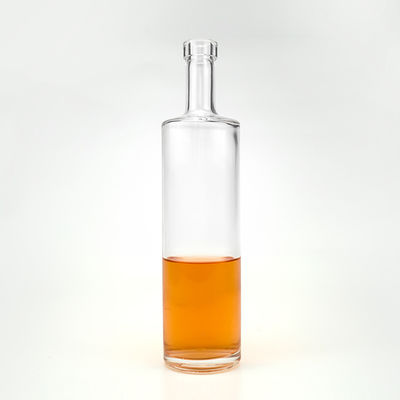 Bouteille en verre noir mat clair 750 ml Gin nordique Whisky Vodka Liquors et boissons