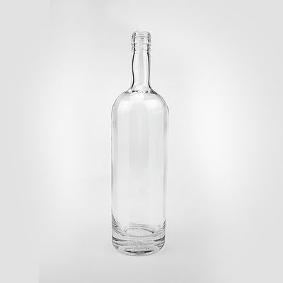 750 ml 75 cl bouteilles d'alcool en verre vide claire pour OEM / ODM personnalisation acceptable