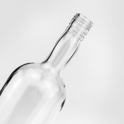 750 ml 75 cl bouteilles d'alcool en verre vide claire pour OEM / ODM personnalisation acceptable