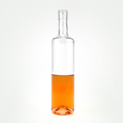 Bouteilles de vin en verre de 700 ml et 70 cl pour les liqueurs et boissons en verre transparent recyclé