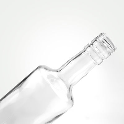 Bouteilles de vin en verre de 700 ml et 70 cl pour les liqueurs et boissons en verre transparent recyclé