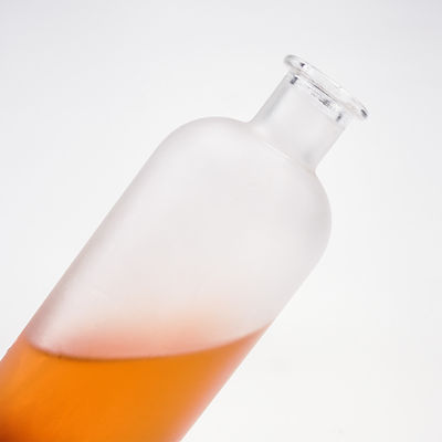 Bouteille en verre glacé de 200 ml 500 ml 700 ml 750 ml pour vodka et spiritueux