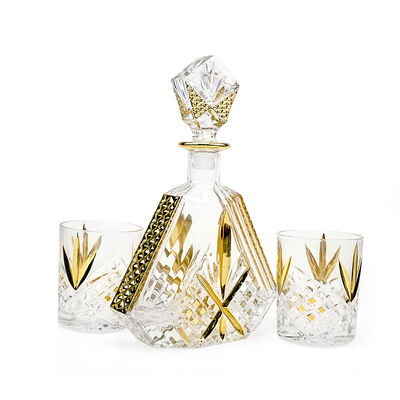 Bouteilles en verre de 650 ml/700 ml/750 ml avec capacité et liège en verre