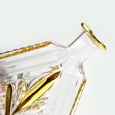 Bouteilles en verre de 650 ml/700 ml/750 ml avec capacité et liège en verre