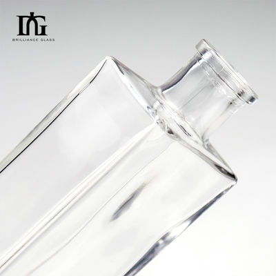 OEM/ODM Acceptable Bouteille en verre carré de 500 ml pour boissons alcoolisées