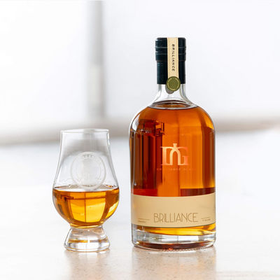 Bouteilles d'alcool en verre Bouteille de liqueur de vodka 350 ml 700 ml 750 ml Nordique transparente