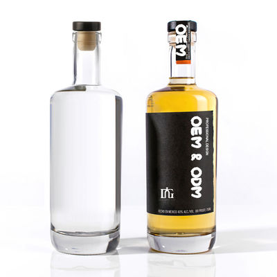 Étiquette personnalisée et dessin gravé 50 ml 100 ml 250 ml 500 ml 750 ml bouteille en verre pour soda