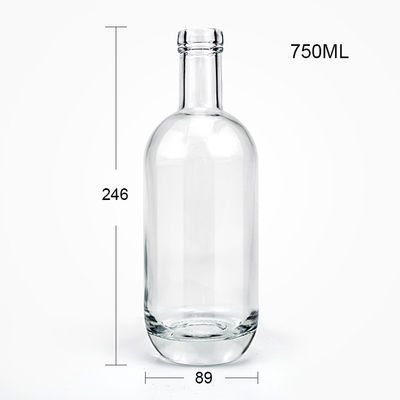Étiquette personnalisée et dessin gravé 50 ml 100 ml 250 ml 500 ml 750 ml bouteille en verre pour soda