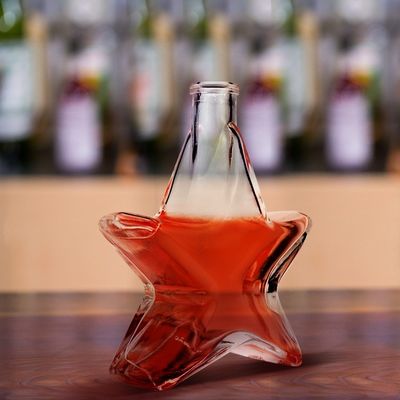 Bonne bouteille en verre de 200 ml pour le Gin Rum Brandy Vodka Acceptable OEM/ODM et surface mate