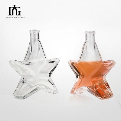 Bonne bouteille en verre de 200 ml pour le Gin Rum Brandy Vodka Acceptable OEM/ODM et surface mate