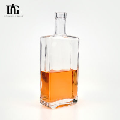 Bouteille en verre gravée pour une consommation personnalisée 700 ml Gin Rum vide 700 ml 750 ml Vodka Whiskey Brandy