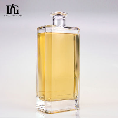 500 ml 750 ml étiquette gravée au fond épais à impression à chaud bouteille de vodka pour boissons alcoolisées