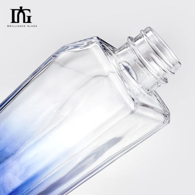 330 ml/500 ml/700 ml/750 ml Bouteille en verre transparent carré pour boissons gazeuses