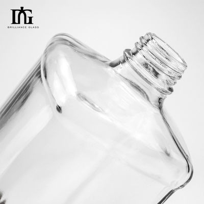 Bouteille en verre gravée avec bouchon à vis en aluminium