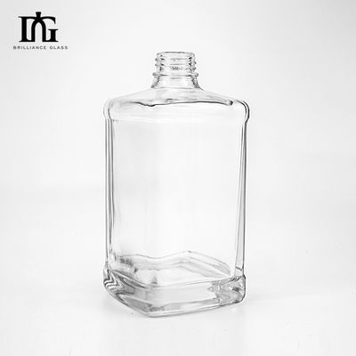 Bouteille en verre gravée avec bouchon à vis en aluminium
