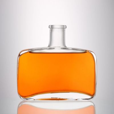 Bouteille transparente vide et claire de 360 ml pour le vin et les spiritueux